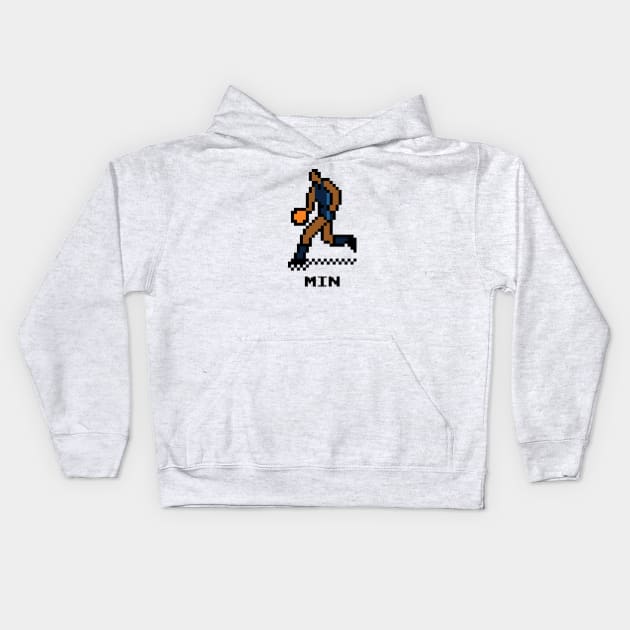 8-Bit Basketball - Minnesota Kids Hoodie by The Pixel League